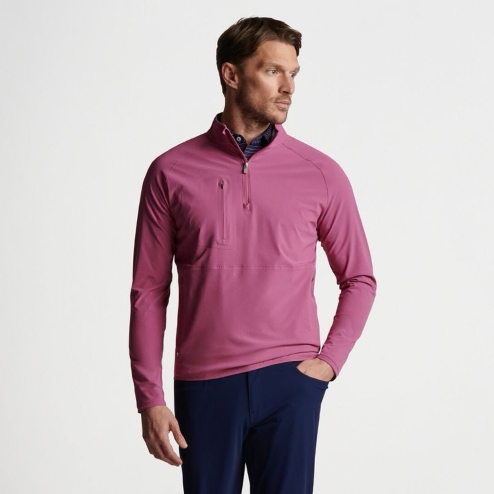 Peter Millar Crafted Flex Adapt Wind Cheater Half… - image 1